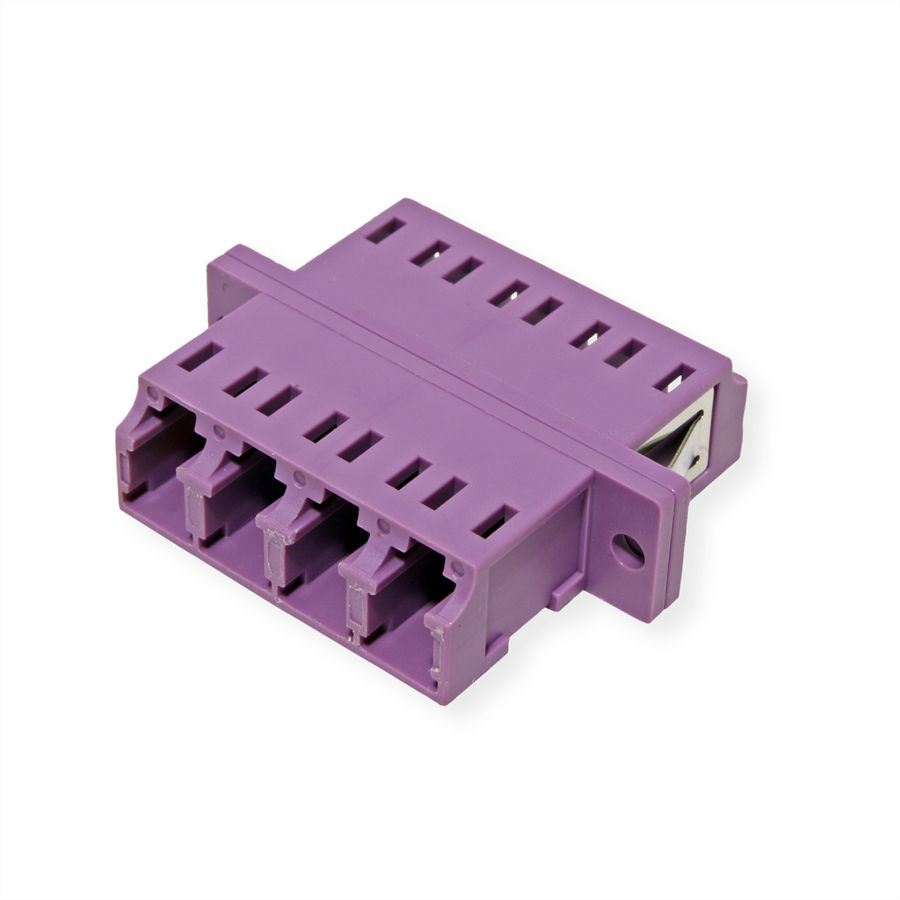 VALUE  Fibre Optic Adapter LC quadruple, OM4, PB