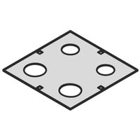 SCHROFF LAN Case Cable Ducting Plate for Modular Case System