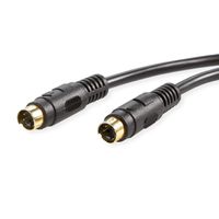 VALUE S-Video Kabel, zwart, 3 m