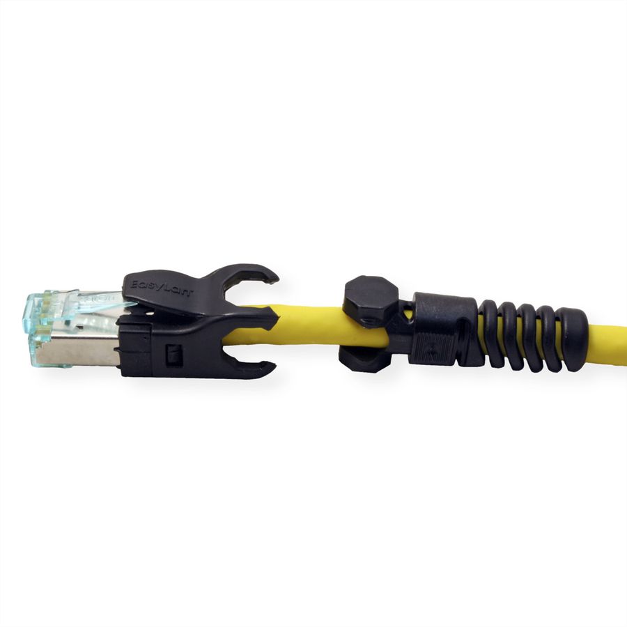 EasyLan VarioBoot Patch cable Cat.6A, S/FTP, yellow, 3 m