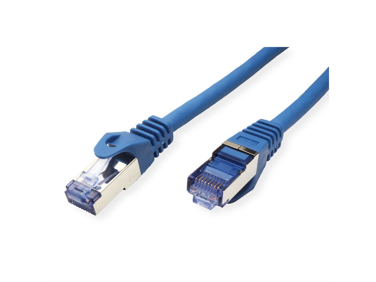 ROLINE S/FTP Patch Cord Cat.6A, Component Level, LSOH, blue, 10 m