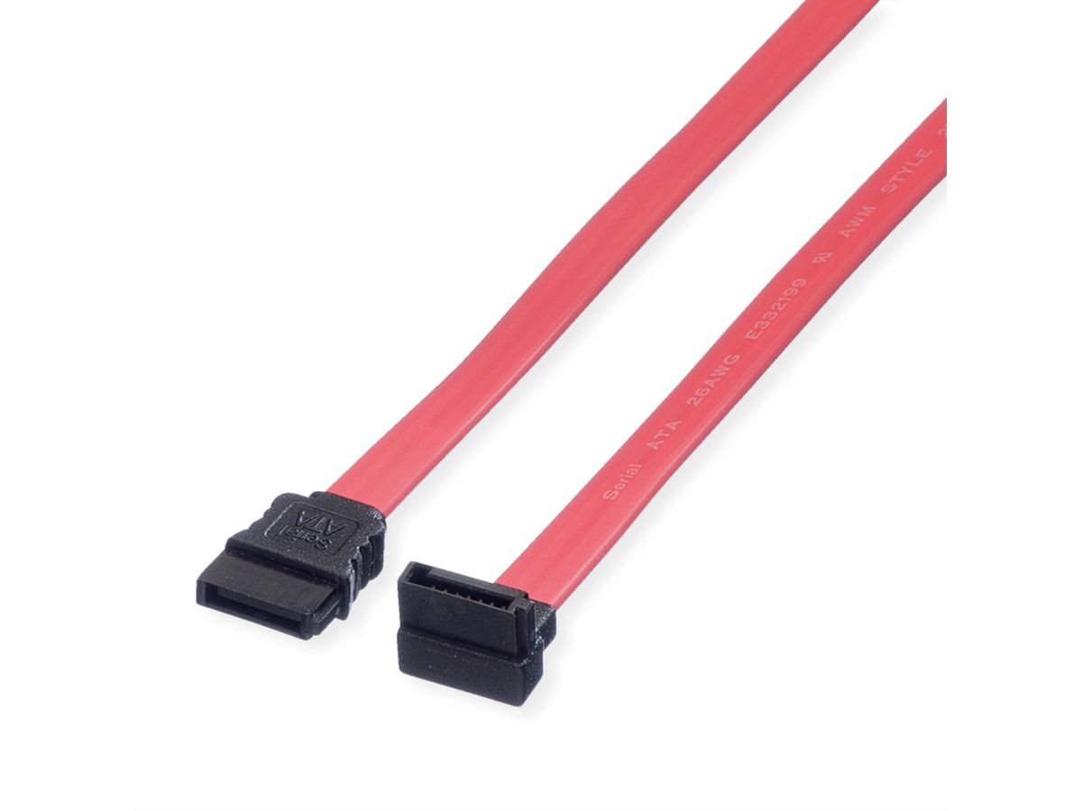 VALUE Interne HDD kabel, SATA 3.0 Gbit/s, haaks, 0,5 m