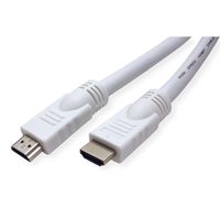 VALUE HDMI High Speed Cable met Ethernet M-M, wit, 15 m