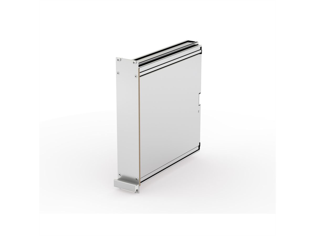 SCHROFF Frame Type Plug-In Unit PRO Kit, Shielded, Plain Cover, 1 Connector, 6 U, 10 HP, 227 mm