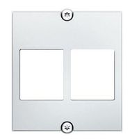 BACHMANN Custom Module Frame 2x Keystone, white