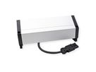 BACHMANN DESK2 ALU ZWART 2xUTE 1xUSBC 60W 0,2m GST18