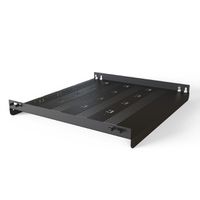SCHROFF Varistar 19'' Legbord, stationair, 75 kg, RAL 7021, 600W 600D
