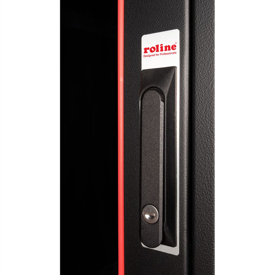 ROLINE 19-inch netwerkkast Pro 36 U , 600x600 BxD Glazen deur zwart