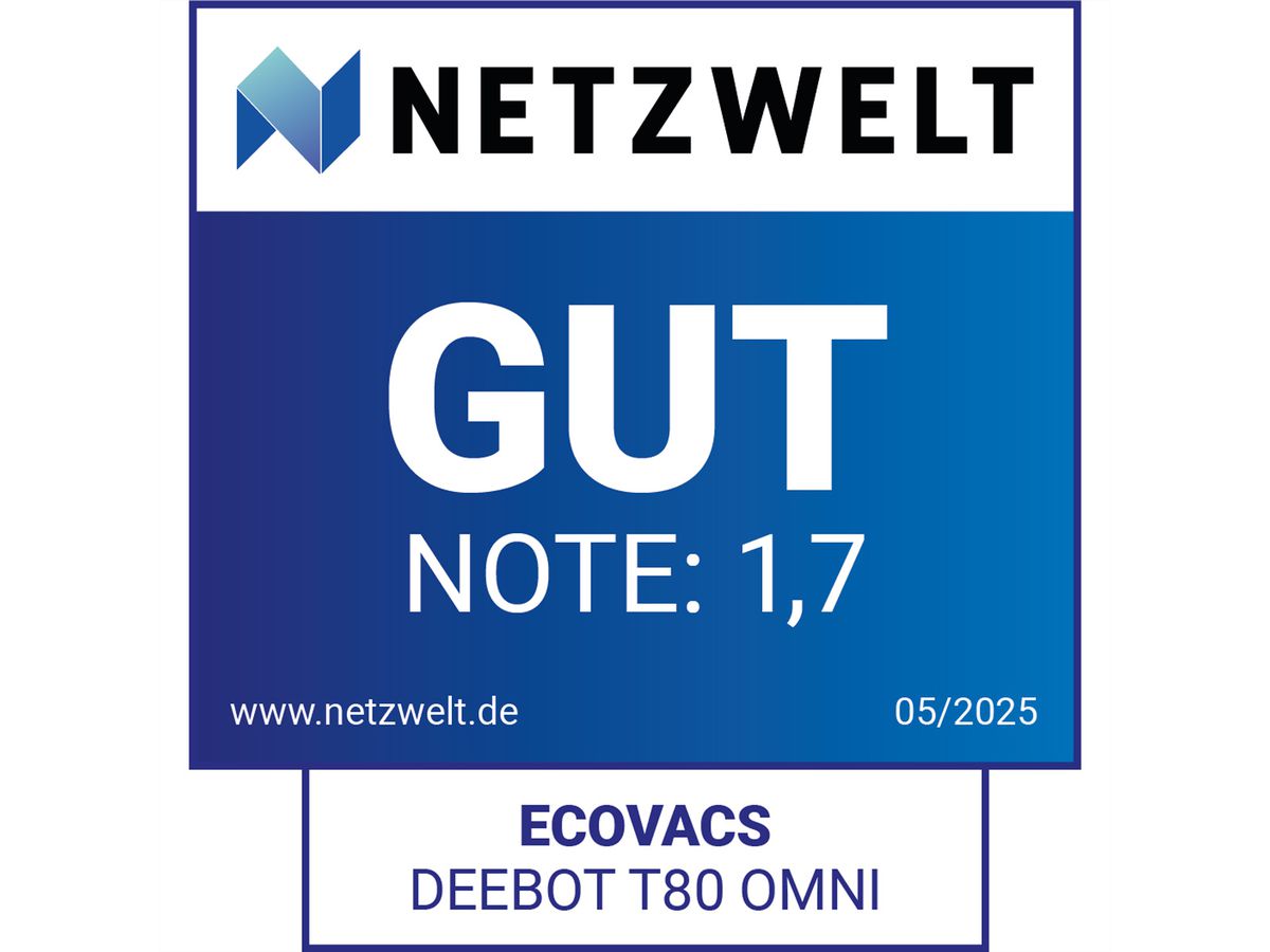Ecovacs Saugroboter T80 Omni, Deebot, schwarz