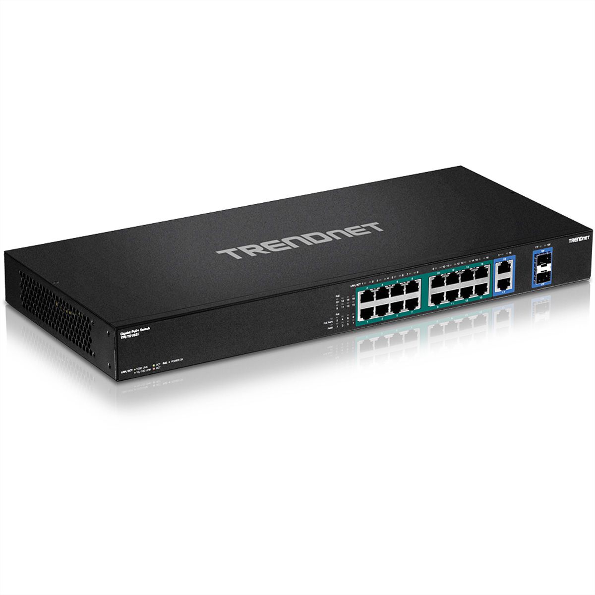 TRENDnet TPE-TG182F 18-poorts switch Gigabit High Power PoE+ 440W