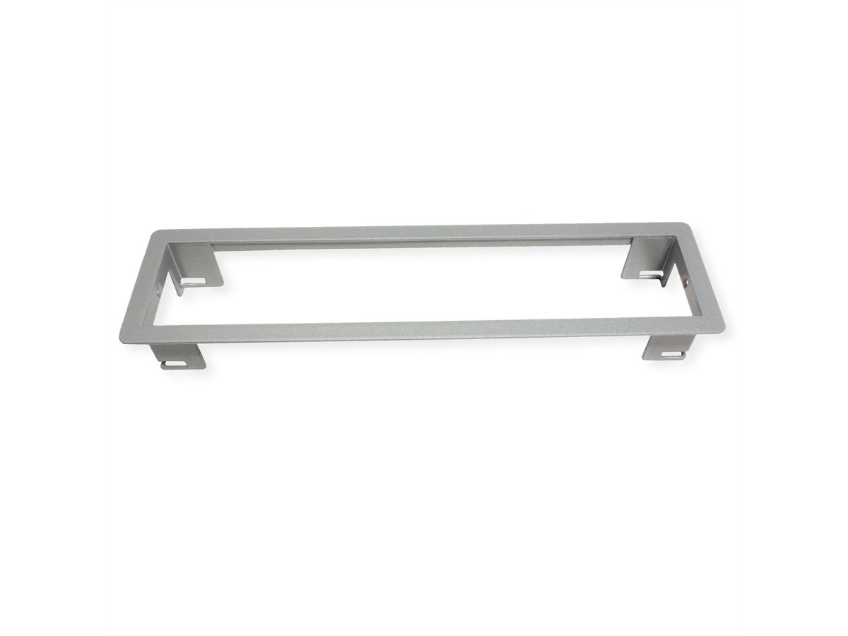 BACHMANN POWER FRAME inbouwframe medium 4-voudig, zilver
