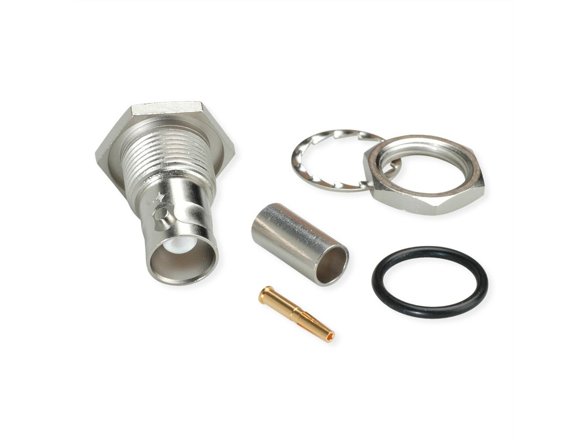 TELEGÄRTNER BNC-Kabeleinbaubuchse 50 Ohm für RG-58C/U