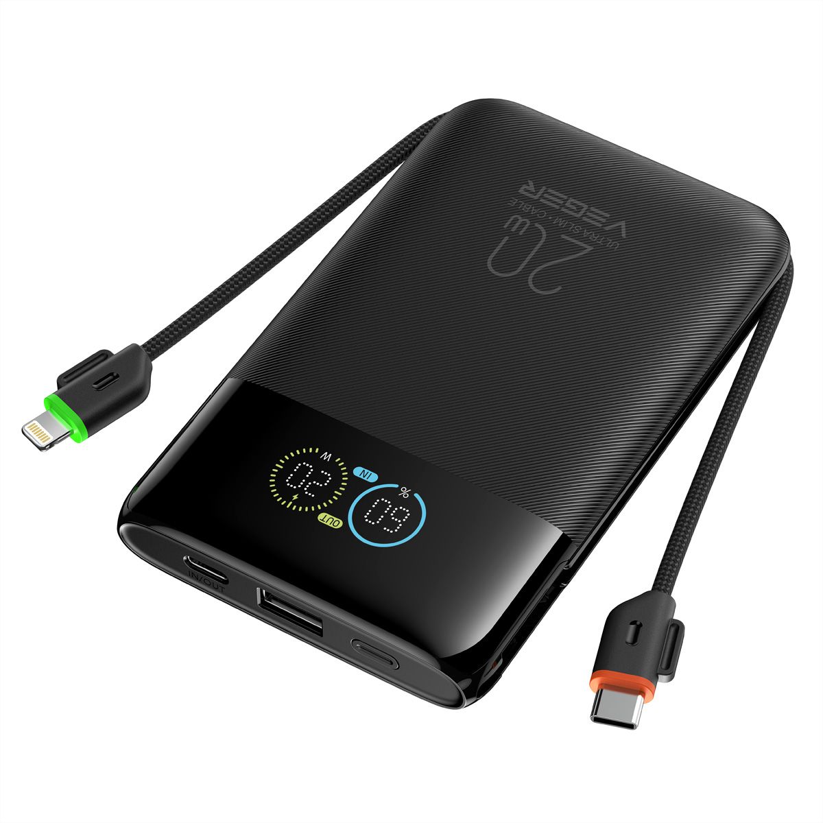 VEGER Powerbank W1211A 10000mah Black