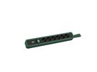 BACHMANN PRIMO 2 6xCEE7/3 1xSwitch with loop 2m CEE7/7 RAL6028