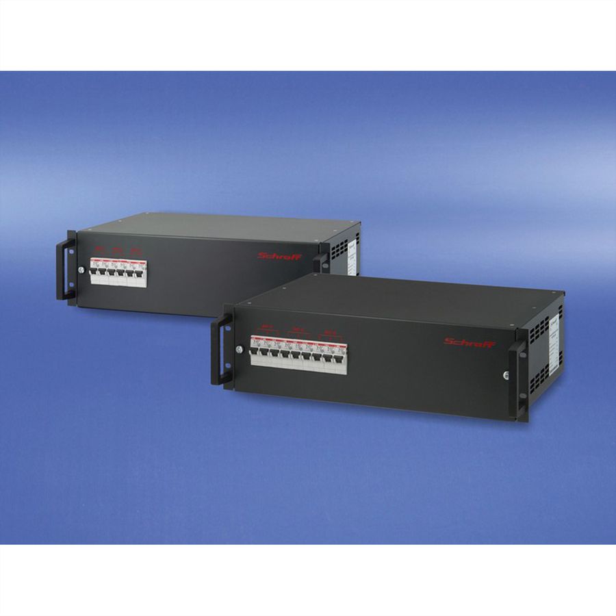 SCHROFF 19" Power Distributor, 3-Phase, 3 x 63 A