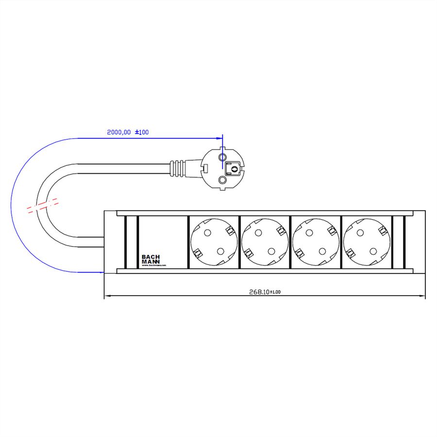 BACHMANN CONNECT LINE 4xprotective contact