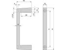 SCHROFF MultipacPRO Voorste handgreep, uit één stuk, breedte 10 mm, 3 HE