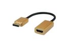 ROLINE GOLD 4K Adapter, active, v1.2, DP-HDMI, M/F