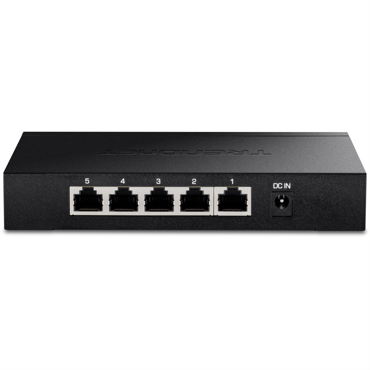 TRENDnet TEG-S350 5-Poorts 2.5G Switch, zwart