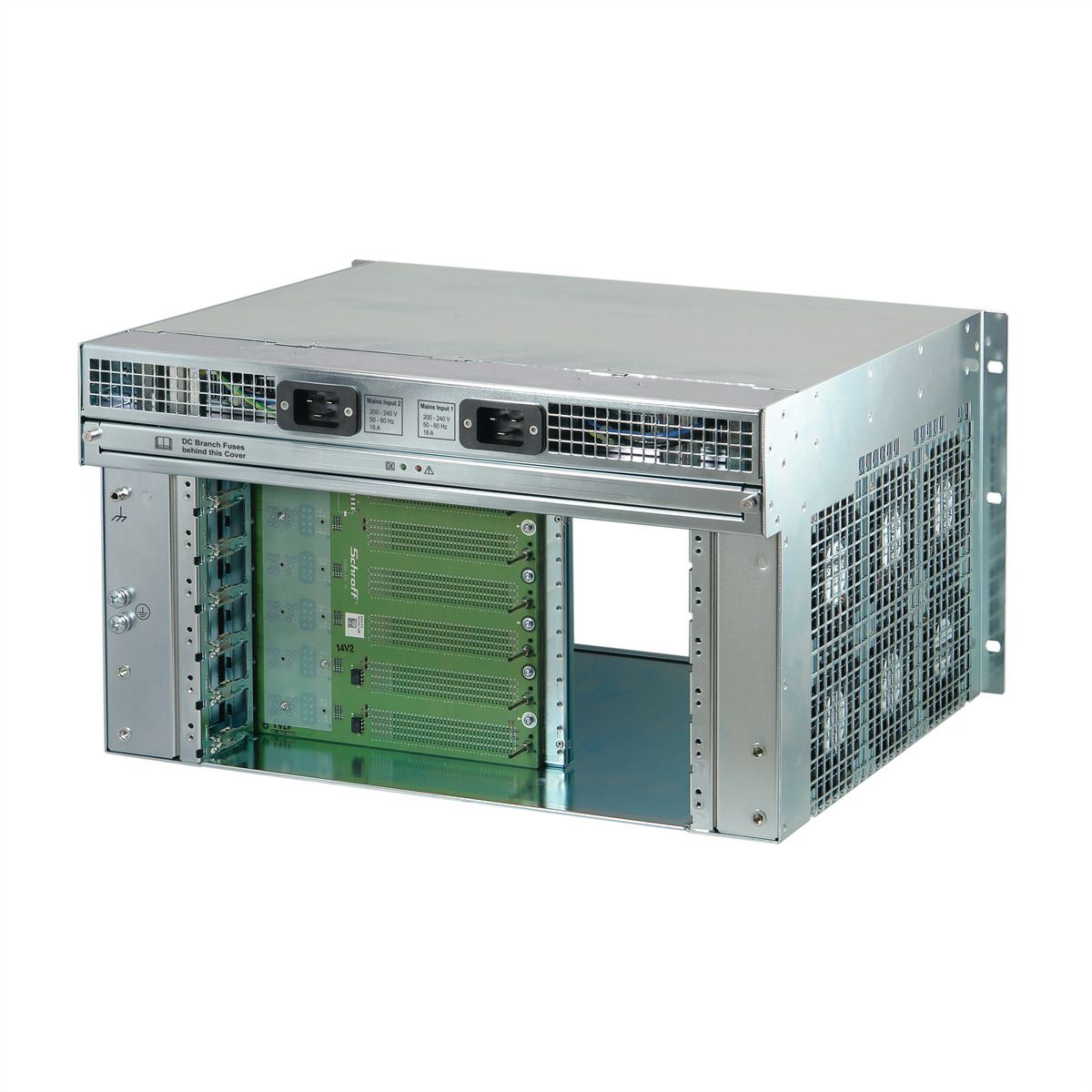 SCHROFF ATCA System 300/40 Series, 6 Slot, AC, Replicated Mesh, Radial IPMB