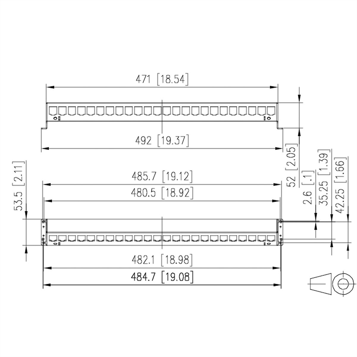 METZ CONNECT SmartConnectPP 24-Poorts MC-module