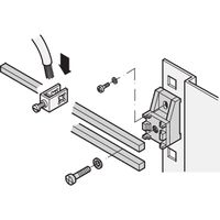 SCHROFF Connection Clamp for GND/Earthing Rail, 16 mm²