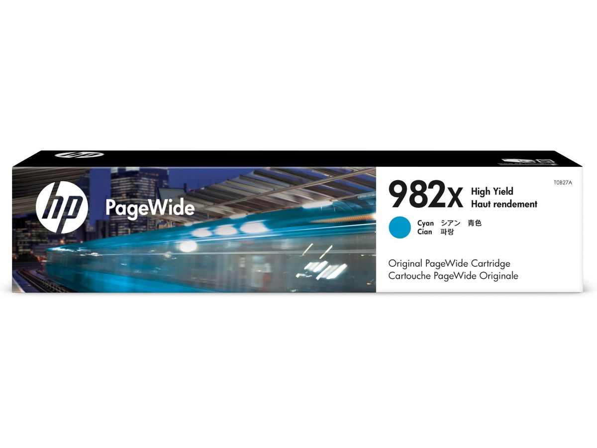 HP Originele 982X cyaan high-capacity PageWide cartridge