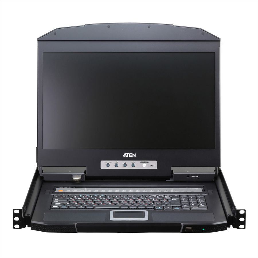 ATEN CL3716iNW IT 16-Port USB HDMI LCD KVM Konsole, IT-Layout