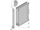 SCHROFF-frame insteekmodule PRO-set, met kap, niet afgeschermd, 6 HE, 5 HE, 227 mm
