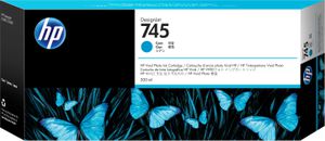 HP 745 cyaan DesignJet inktcartridge, 300 ml