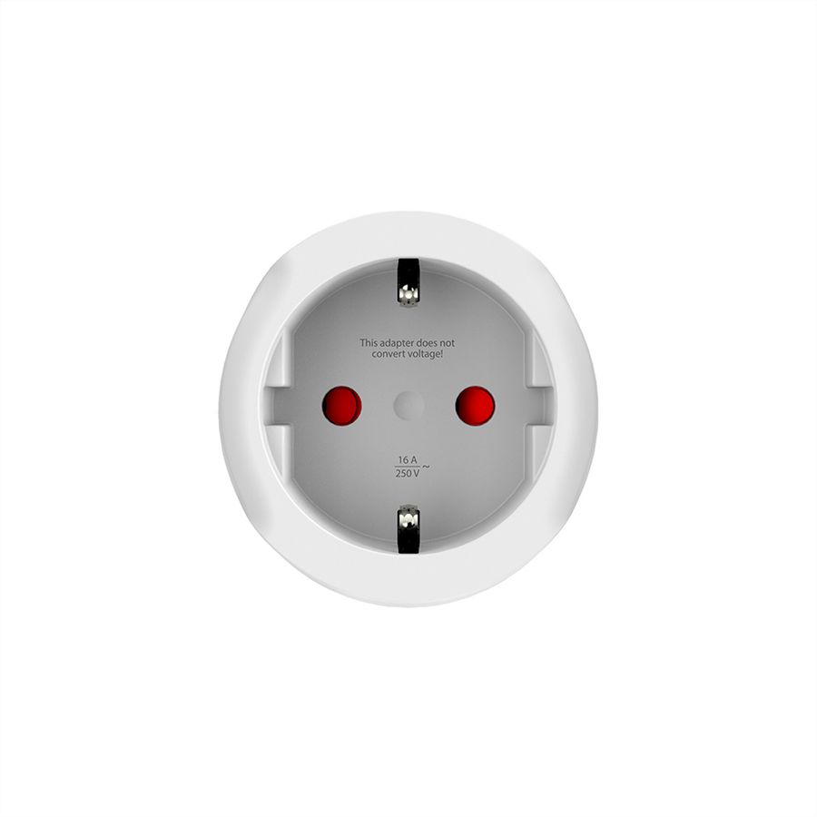 Skross Europe to UK Travel Adapter, for 2- and 3-pole devices