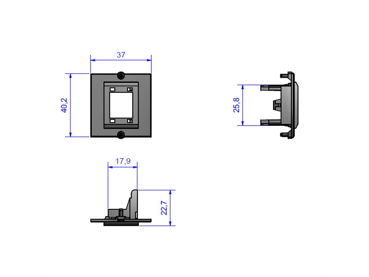 BACHMANN frame 1xRDM CAT6