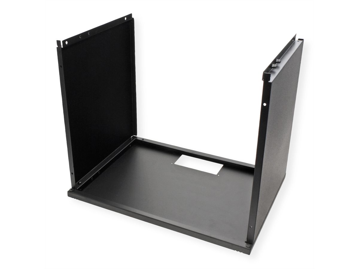 ROLINE 19-inch wandbehuizing Basic 9 U , 540x400 BxD Bouwpakket zwart
