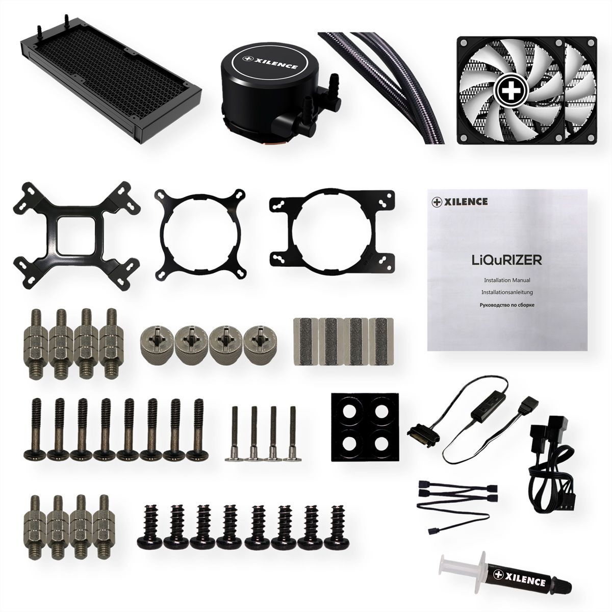 Xilence LQ240.ARGB AMD and Intel AiO 240mm Watercooling, ARGB PWM, 300W TDP