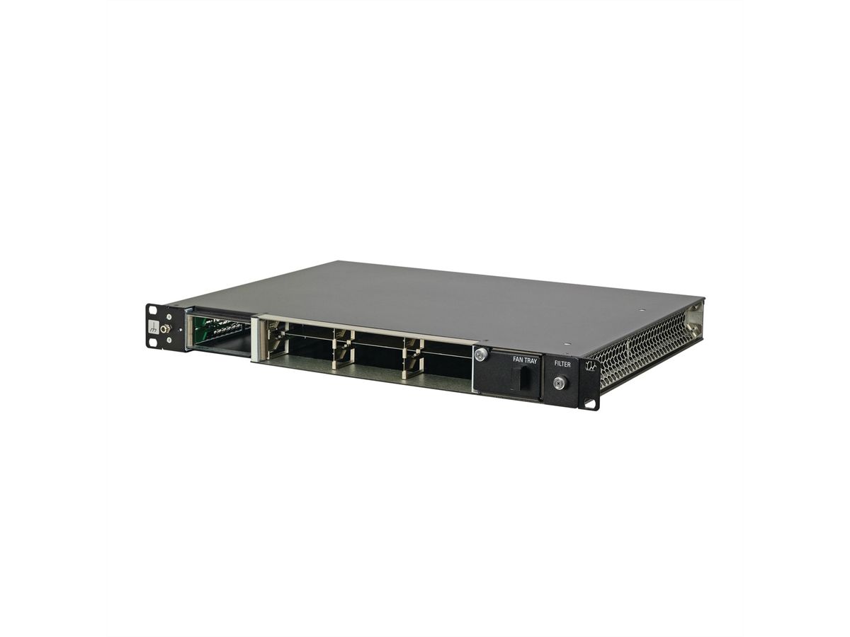 SCHROFF MTCA.0 Systeem voor 6 afzonderlijke middelgrote AMC-modules, MTCA.0, 1 HE, 84 HP