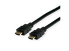 VALUE HDMI Ultra HD Cable + Ethernet, M/M, Resistant Plug, black, 1 m