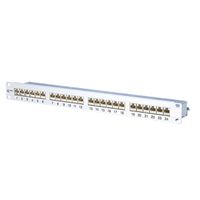 METZ CONNECT 19" Patchpanel C6 1HE Cat.6 (Class E) 24 Ports