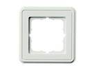 TELEGÄRTNER frame, enkel 80 x 80 mm, alpine wit, H