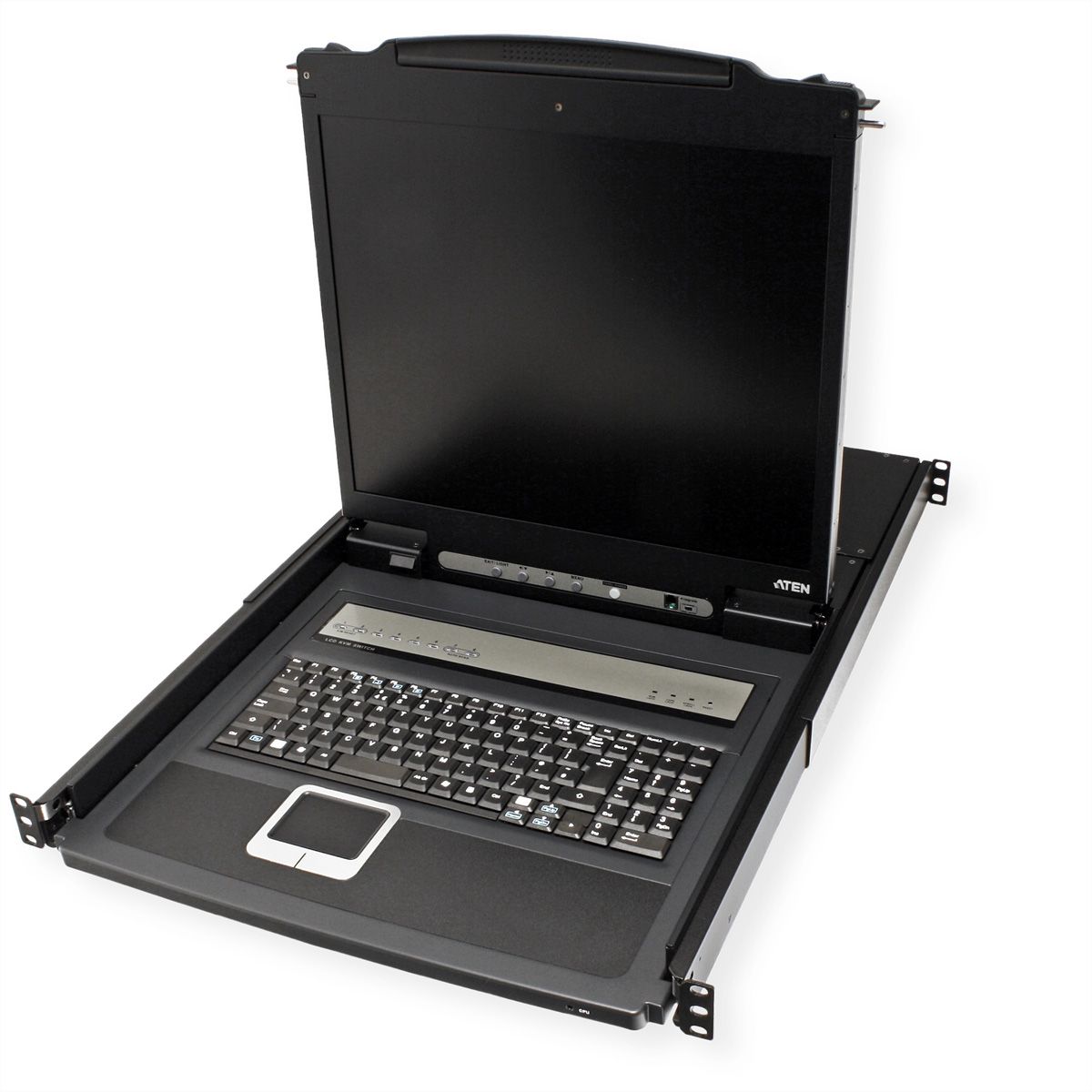 ATEN CL1308N KVM-Switch, 48cm TFT, VGA, PS/2-USB, 8 Port, IT-Layout