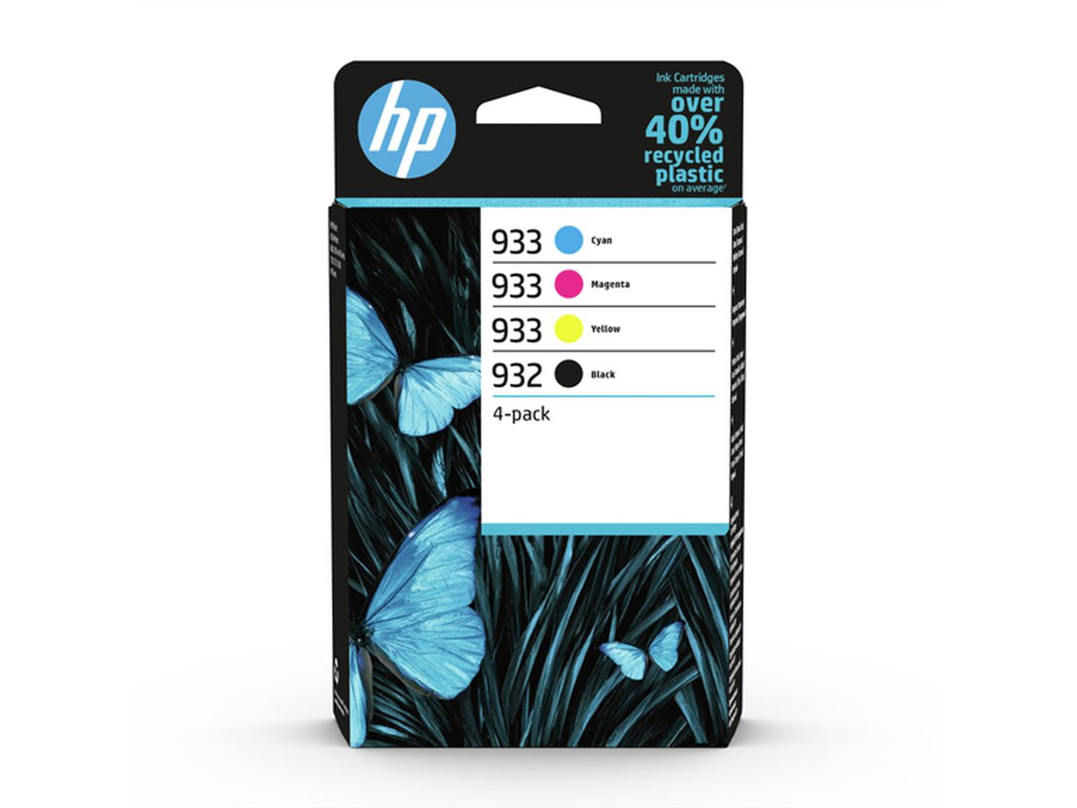 6ZC71AE, multipack, printcartridge, zwart, cyaan, magenta, geel, nr. 932/933, voor HP OfficeJet 6100 / 6600 / 6700