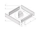 SCHROFF MultipacPRO 19" Chassis Basic Kit, 4 HE, Diepte 460 mm