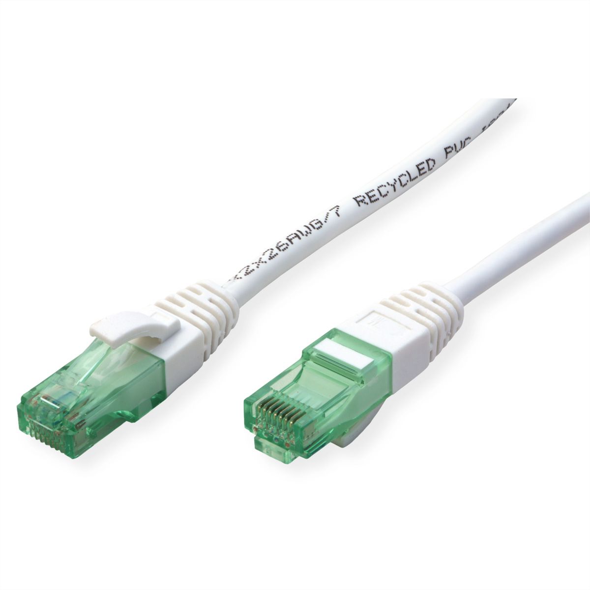 ROLINE RM Patchkabel Cat.6A UTP, wit, 5 m
