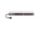 BACHMANN BN0500 19" PDU 1U 12x C13 vermogensmeting, geaarde stekker