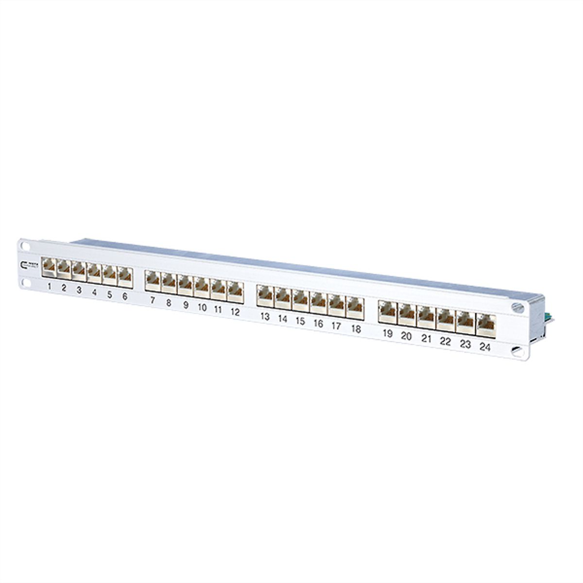 METZ CONNECT 19" Patchpanel C6 1HE Cat.6 (Class E) 24 Ports