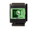 ROLINE Fiber Optic Keystone Jack, SC Simplex, Singlemode, OS2, APC