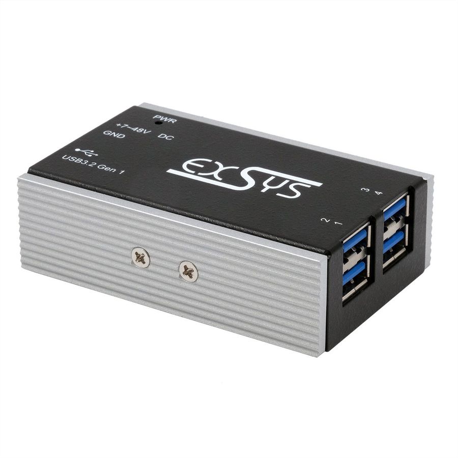 Exsys EX-1181HMS-WT 4-Port USB 3.2 Gen 1 Hub