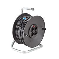 BACHMANN protective contact retractable cable reel 4gang 230VAC, 50 m