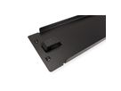 19" Blank Panel, Snap-in, 2U, Metal, black