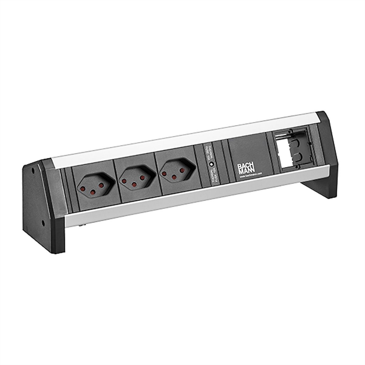 BACHMANN DESK 3xCH T13 90° 1xCM, 1xCurrent fuse 1.0m GST18 Switzerland