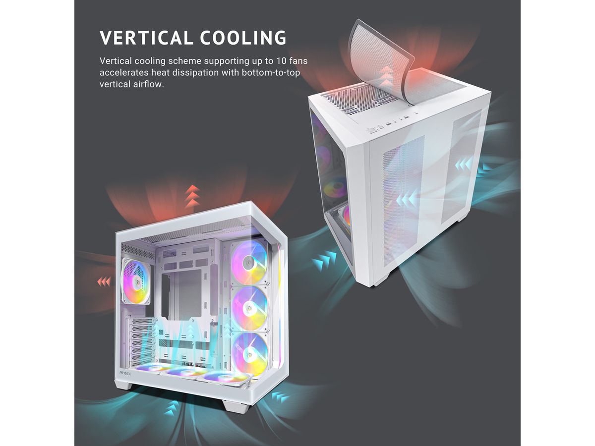 ANTEC Constellation C5 ARGB PC case Midi Tower ATX, white